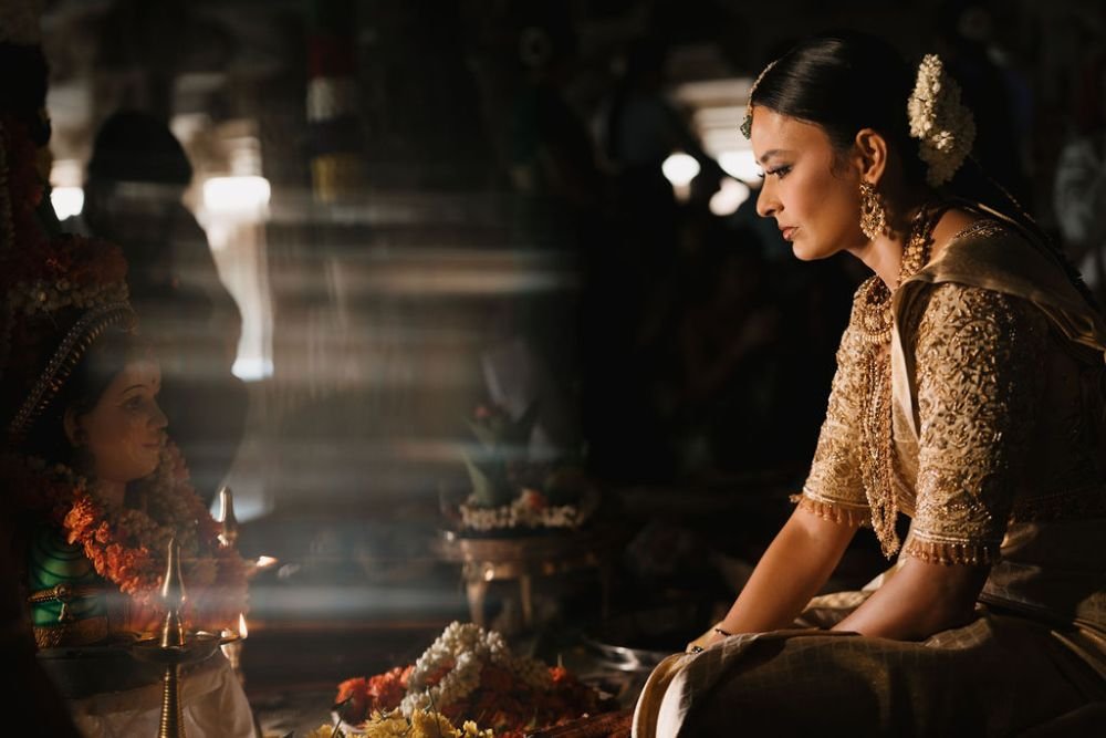 Keerthana & Anjan, Bhoganandishwara Temple, Nandi Hills, photograph 16
